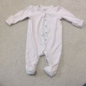 Pale pink Ralph Lauren onesie sleeper 3m baby girl